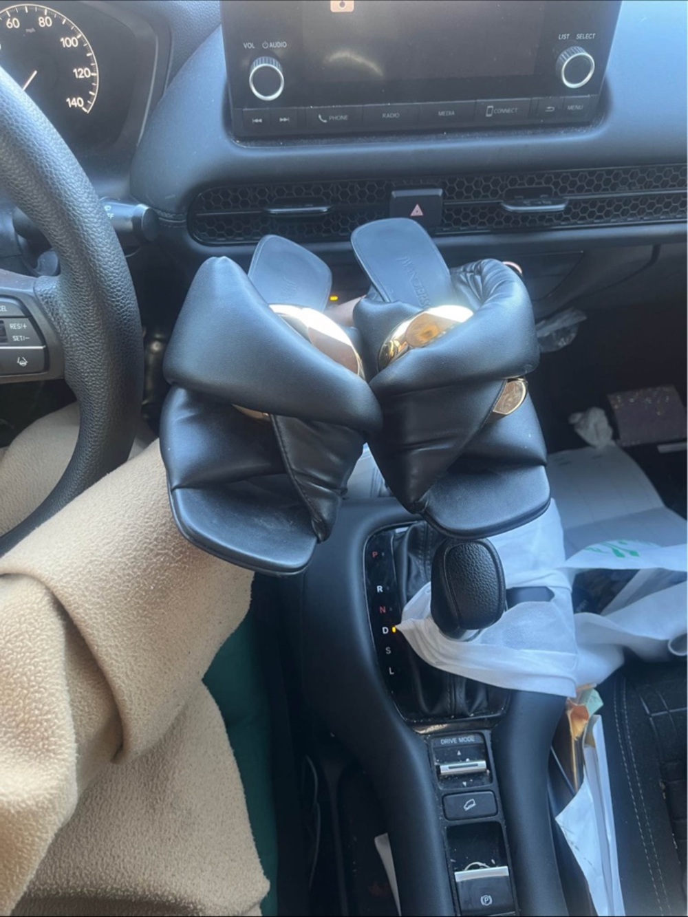 JW ANDERSON BLACK CHAIN HEEL sandals